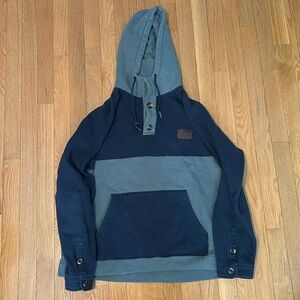 Levitate Brand size Large Navy Blue/ Light Blue sweatshirt